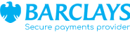 Secure payment provided by Barclays Bank PLC